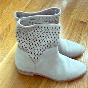 Michael Kors suede booties size 6 worn twice